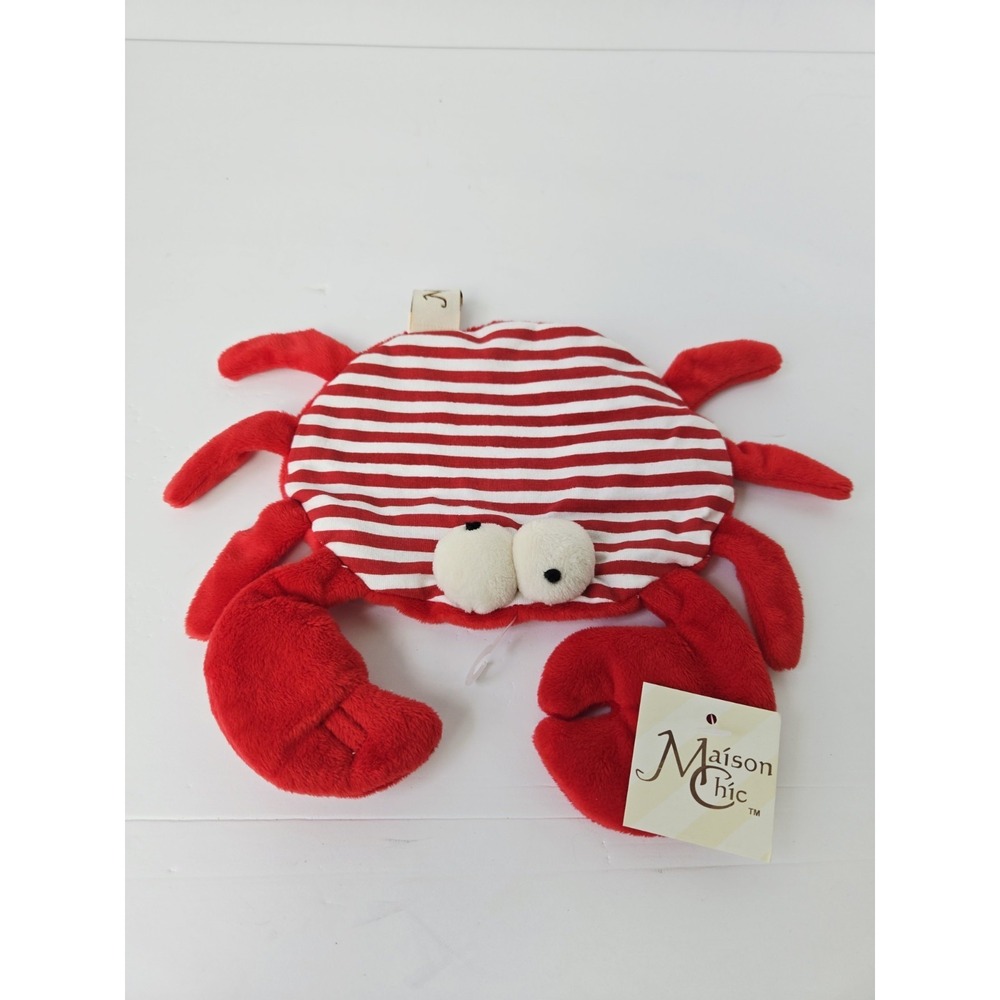 Maison Chic Skipper the Crab Pacifier Blankie 9"